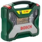 Набор оснастки для электроинструмента Bosch Titanium X-Line 2607019329 70 предметов