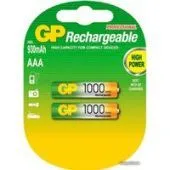 Аккумулятор GP AAA 930mAh 2 шт. (100AAAHC)