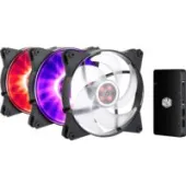 Комплект вентиляторов для корпуса Cooler Master MasterFan Pro 140 Air Pressure RGB (с контроллером)