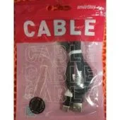 Кабель SmartBuy iK-3112FL USB Type-A - USB Type-C (1 м, черный)