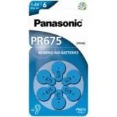 Батарейка Panasonic PR675 PR44 PR-675/6LB (6 шт)