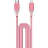 Кабель Momax DL53P 1-Link Flow LC USB Type-C - Lightning (1.2 м, розовый)