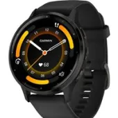 Умные часы Garmin Venu 3 (черный, с силиконовым ремешком)