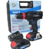 Дрель-шуруповерт WATT WAS-21Li-3 1.021.030.23 (с 2-мя АКБ, кейс)