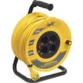 Удлинитель на катушке IEK УК30 WKP15-16-04-30 (30 м, желтый)