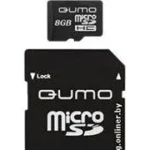Карта памяти QUMO microSDHC (Class 10) 8GB (QM8GMICSDHC10)