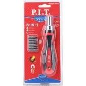Набор отвертка с битами P.I.T. Advance HSDR04-0006 (7 предметов)