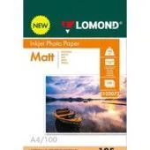 Фотобумага Lomond односторонняя матовая А4 105 г/м2 100 л 0102072