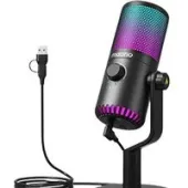 Проводной микрофон Maono DM30 RGB (черный)