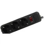 Сетевой фильтр ExeGate 3 розетки, 3 м, черный (SP-3-3B)