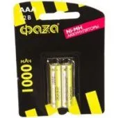 Аккумулятор Фаza AAA 1000 мАч 1.2В 5002913 (2 шт)