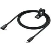 Кабель Satechi Right Angle Data and Charging Cable USB Type-C - USB Type-C AP-YCR100K (1 м, черный)