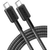 Кабель Anker PowerLine 322 A81F5 USB Type-C - USB Type-C (0.9 м, черный)