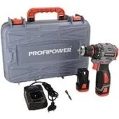 Дрель-шуруповерт Profipower BL-161 (с 2-мя АКБ, кейс)