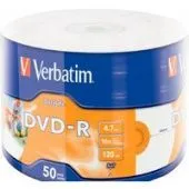 DVD-R диск Verbatim 4.7Gb 16x 43793 (50 шт.)