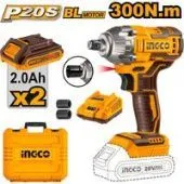 Гайковерт Ingco CIWLI2038 (с 2-мя АКБ, кейс)