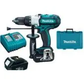Ударная дрель-шуруповерт Makita DHP451RFE (с 2-мя АКБ, кейс)
