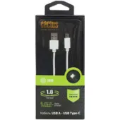 Кабель CACTUS USB Type-A - USB Type-C CS-USB.A.USB.C-1.8 (1.8 м, белый)