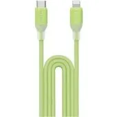Кабель Momax DL53G 1-Link Flow LC USB Type-C - Lightning (1.2 м, зеленый)