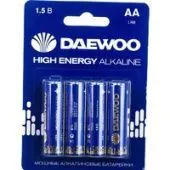 Батарейка Daewoo High Energy Alkaline AA 4 шт. 5030329