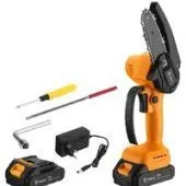 Аккумуляторная пила Deko DKCHS 20-4 Set 063-4308 (с 2-мя АКБ)