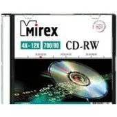 CD-RW диск Mirex 700Mb 12х UL121002A8S (1 шт.)