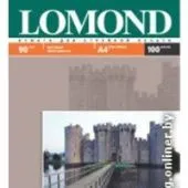 Фотобумага Lomond Матовая A4 90 г/кв.м. 100 листов (0102001)