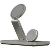 Беспроводное зарядное Magssory Yoga 3 в 1 Charging Station для Samsung Qi2 WCH017t (титан)