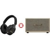 Наушники Marshall Monitor III ANC + беспроводная колонка Marshall Acton III (кремовый) по акции