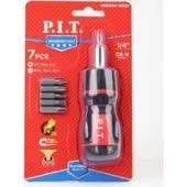 Набор отвертка с битами P.I.T. Advance HSDR04-0007 (7 предметов)
