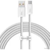 Кабель Baseus Dynamic Series Fast Charging Data Cable 100W USB Type-A - USB Type-C (2 м, белый)
