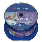 DVD+R диск Verbatim 4.7Gb 16x 43512 (50 шт.)