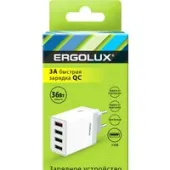 Сетевое зарядное Ergolux ELX-РA02QC-C01