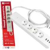 Умный удлинитель EKF Connect PRO Wi-Fi c USB RCE-2-WF