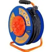 Удлинитель на катушке Glanzen EB-50-010 (50 м, синий)
