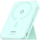 Внешний аккумулятор Baseus MagPro Magnetic Bracket Wireless Fast-Charging Power Bank 20W 5000mAh (мятный, китайская версия)