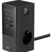 Сетевое зарядное Baseus PowerCombo Tower PowerStrip 3AC2+U2+С 35W CCGAN35-S3ACE
