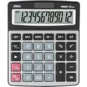 Калькулятор Deli EM889 (серебристый)