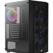 Корпус AeroCool Hive FRGB Hive-G-BK-v2