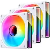Комплект вентиляторов для корпуса Jonsbo ZK-120 (белый, 3 шт.)