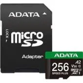 Карта памяти ADATA SPEED PLUS microSDXC 256GB UD256GUI3V30A2SP-RA1 (с адаптером)