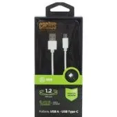 Кабель CACTUS USB Type-A - USB Type-C CS-USB.A.USB.C-1.2 (1.2 м, белый)