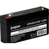 Аккумулятор для ИБП ExeGate DTM 6012 (6В, 1.2 А·ч)