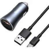 Автомобильное зарядное Baseus TZCCJD-0G