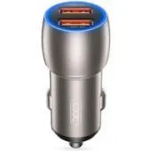 Автомобильное зарядное XO CC52 36W (серый)