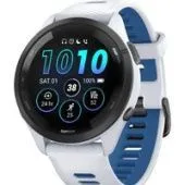 Умные часы Garmin Forerunner 265 (белый камень/синий)