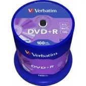 DVD+R диск Verbatim 4.7Gb 16x 43551 (100 шт.)