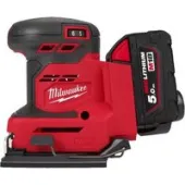 Виброшлифмашина Milwaukee M18 BQSS-502B 4933479967 (с 2-мя АКБ, сумка)