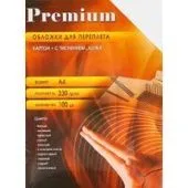 Картонная обложка для переплета Office-Kit с тиснением "кожа", А4, 230 г/м2 (белый)