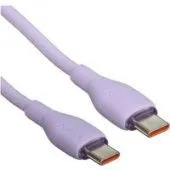 Кабель Baseus Pudding Series Fast Charging Cable 100W USB Type-C - USB Type-C (1.2 м, фиолетовый)